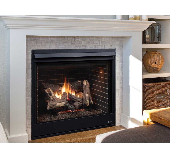 Superior Fireplaces 40" Direct-Vent With Electronic Ignition - Top/Rear