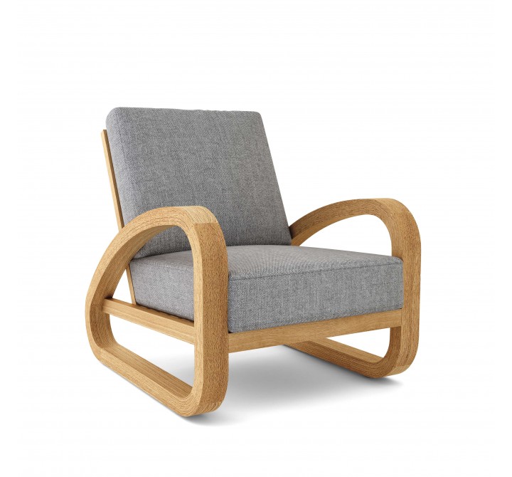 Anderson Teak Malaga Lounge Chair Front