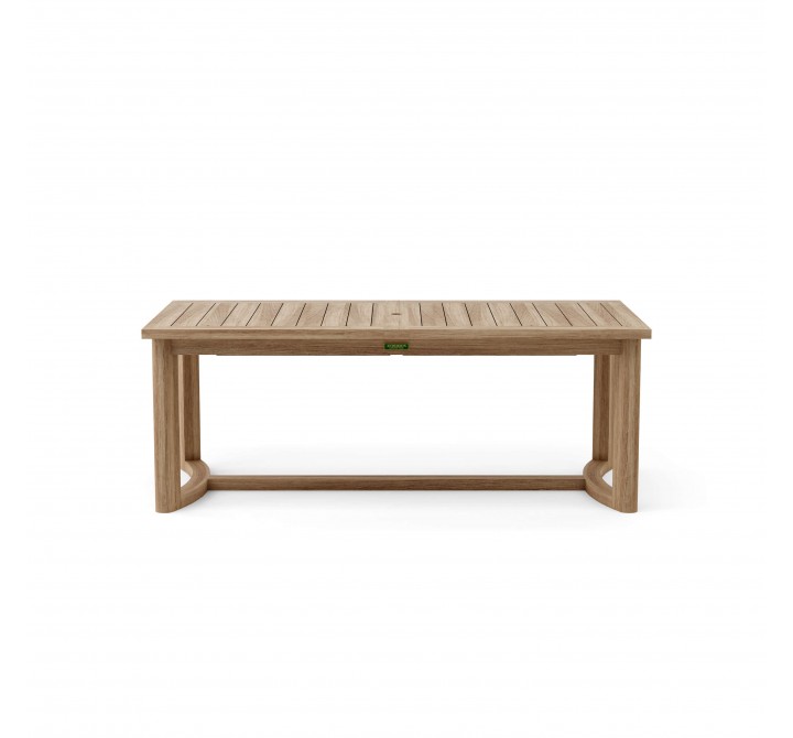 Anderson Teak Junus Dining Extension Table Close