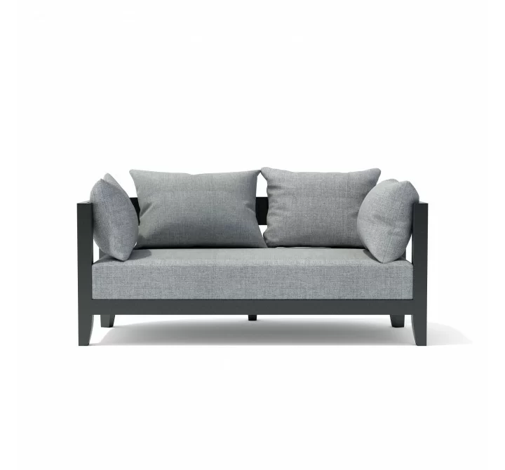 Anderson Teak Coronado Deep Seating Aluminum Loveseat