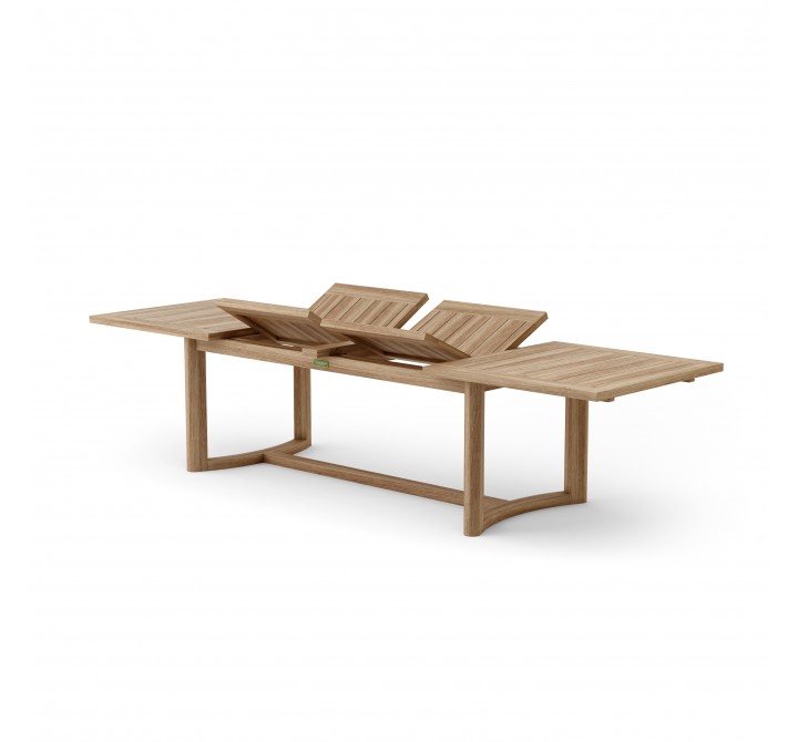 Anderson Teak Coronado Extension Table Open