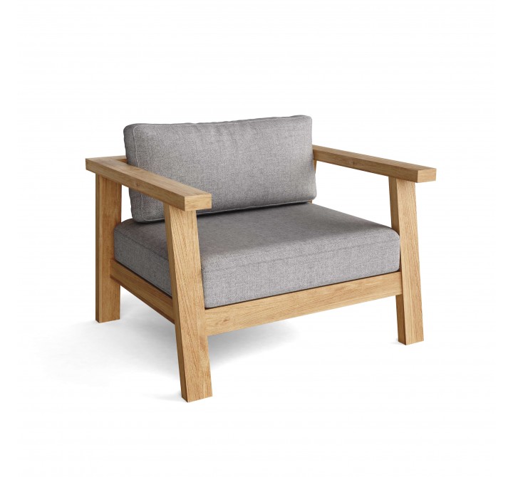 Anderson Teak Palmero Deep Seating Armchair - Angled