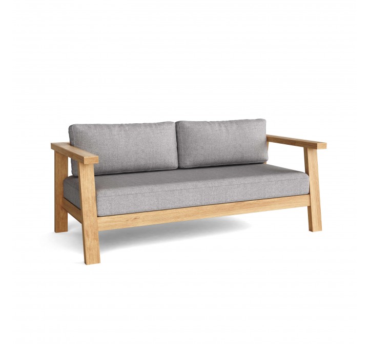 Anderson Teak Palermo Deep Seating Loveseat - Angled