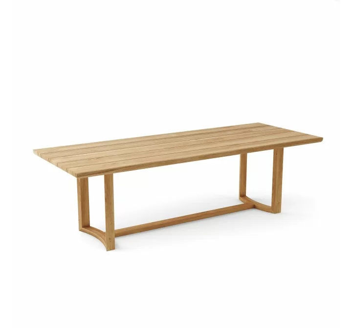 Anderson Teak Catania Dining Table Front Angle