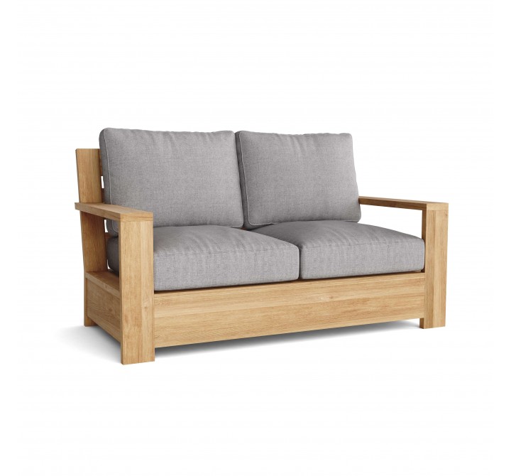 Anderson Teak Madera Deep Seating Loveseat - Angled