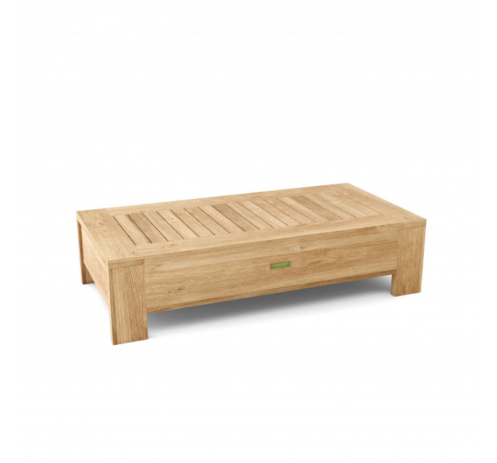 Anderson Teak Madera Rectangular Coffee Table - Angled View