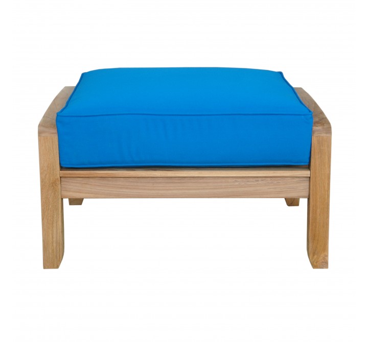 Anderson Teak Natsepa Ottoman Blue