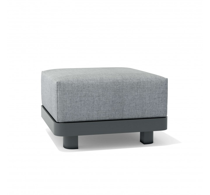 Anderson Teak Granada Deep Seating Aluminum Ottoman
