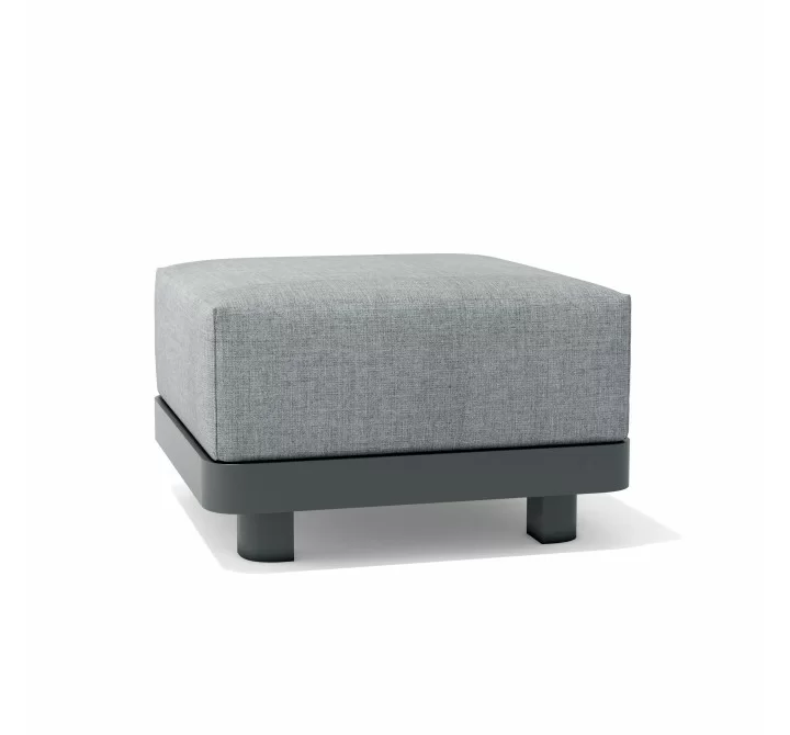 Anderson Teak Granada Deep Seating Aluminum Ottoman