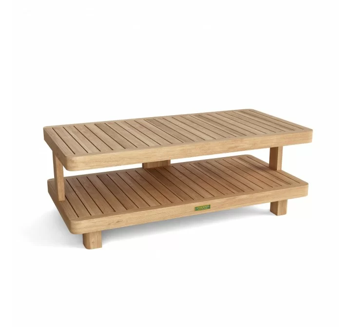 Anderson Teak Granada Coffee Table - Angled