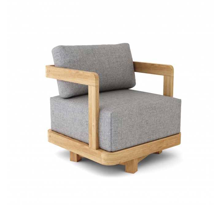 Anderson Teak Granada Swivel Armchair - Angled