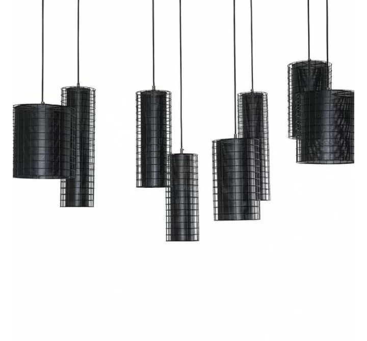 Sunpan Madina Pendant Light 7" X 7" X 19" / 7" X 7" X 25" / 9" X 9" X 17" / 12" X 12" X 14" - Front Angle