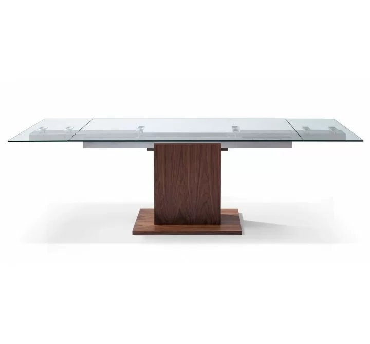 Pilastro Extendable Dining Table - Front Extended