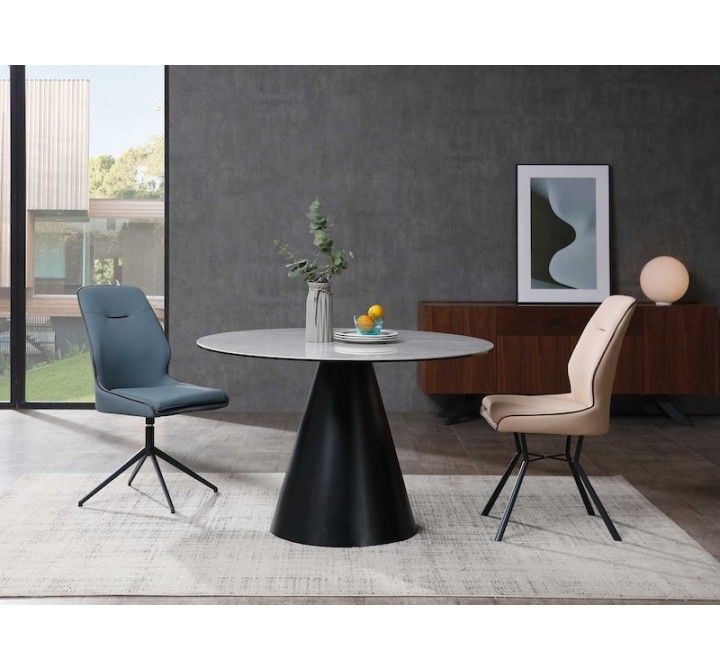 Whiteline Modern Living Sun Dining Table - Lifestyle