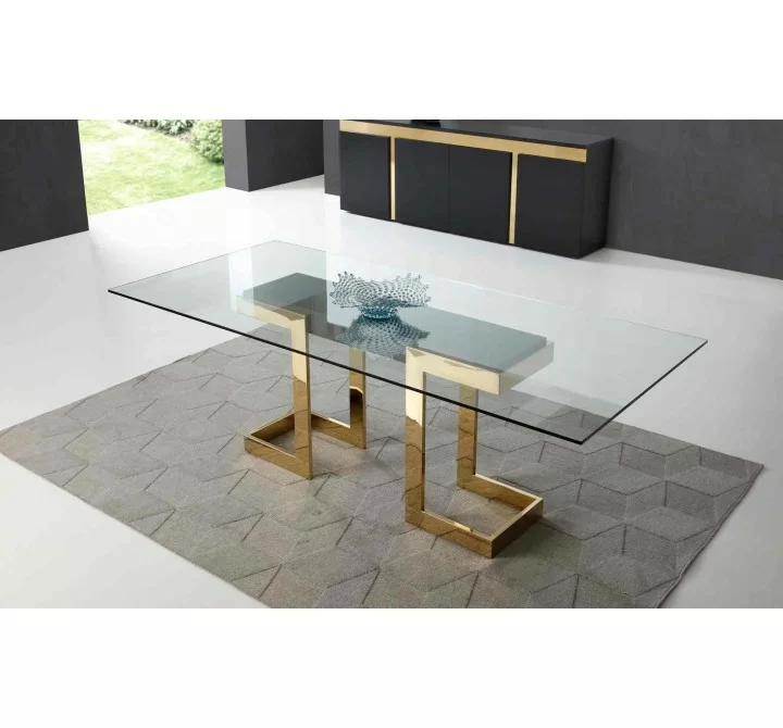 Whiteline Modern Living Sumo Rectangle Dining Table - Lifestyle