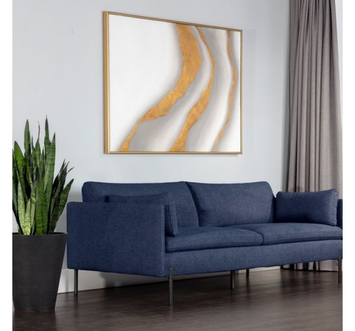 Sunpan Perkins Sofa Belfast Navy / Merino Cotton - Lifestyle