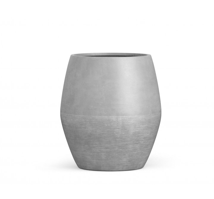 Azzurro Living Durban 24" Pot In Asteroid Concrete 