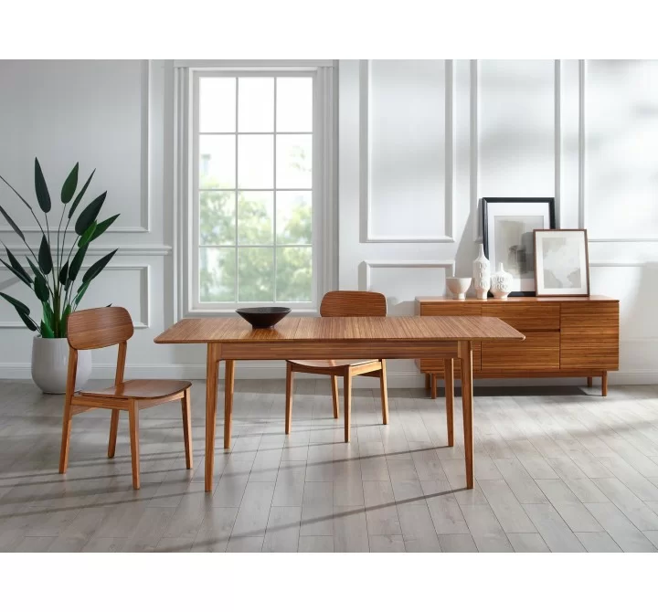 Greenington Mija Extensible Dining Table, Amber - Lifestyle