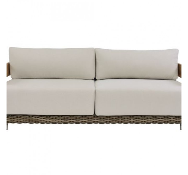 Sunpan Potenza Sofa - Palazzo Cream - Front Angle