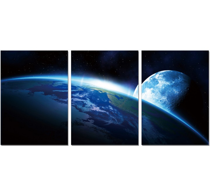 J&M Furniture Acrylic Wall Art Earth | SH-71880ABC