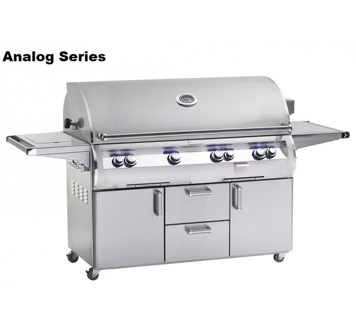 Fire Magic Echelon Diamond Cabinet Grill W/Flush Mounted Single Burner