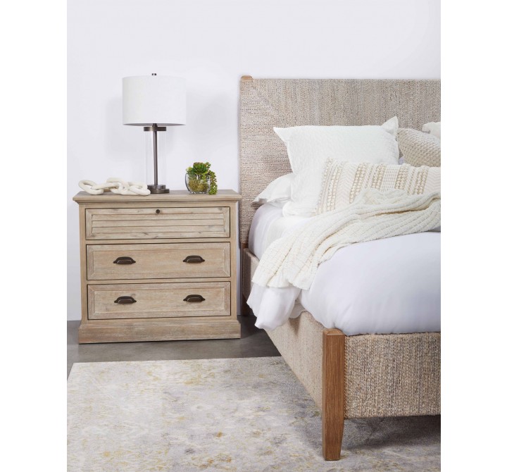 Essentials For Living Eden 3-Drawer Nightstand - Lifestyle 