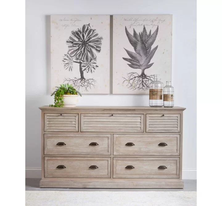 Essentials For Living Eden 7-Drawer Media Dresser - Lifestyle