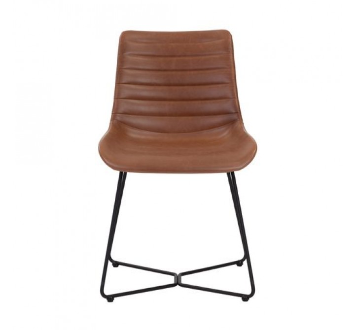 Sunpan Gracen Dining Chair in Hazelnut - Front Angle