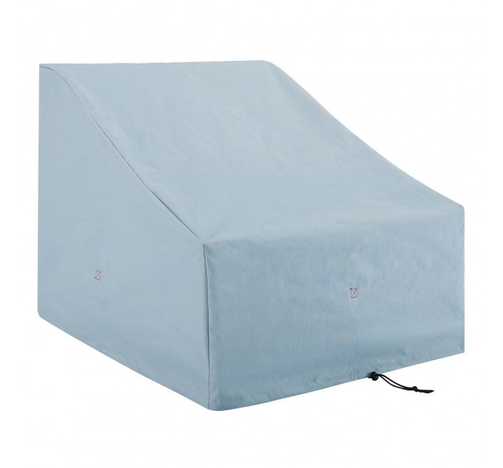 Modway Conway Outdoor Patio Furniture Cover - Gray - Front Side Angle