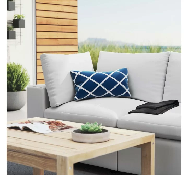 Modway Commix Sunbrella® Outdoor Patio Loveseat - White - Lifestyle