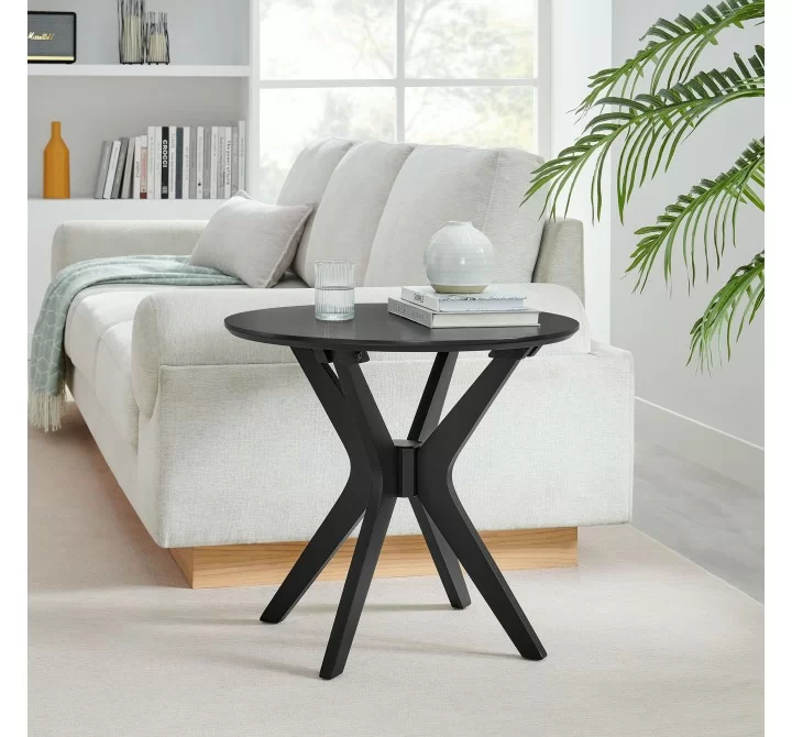 Modway Crossroads 24” Round Wood Side Table