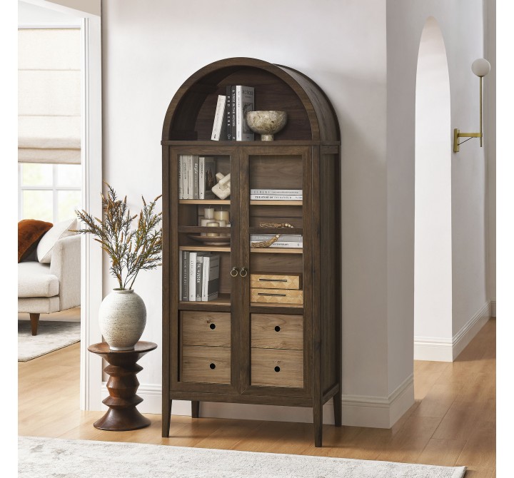 Modway Nolan Tall Arched Storage Display Cabinet 1