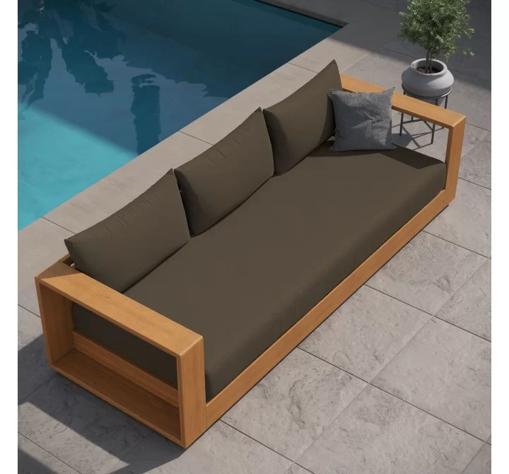 Modway Tahoe Outdoor Patio Acacia Wood Sofa Top