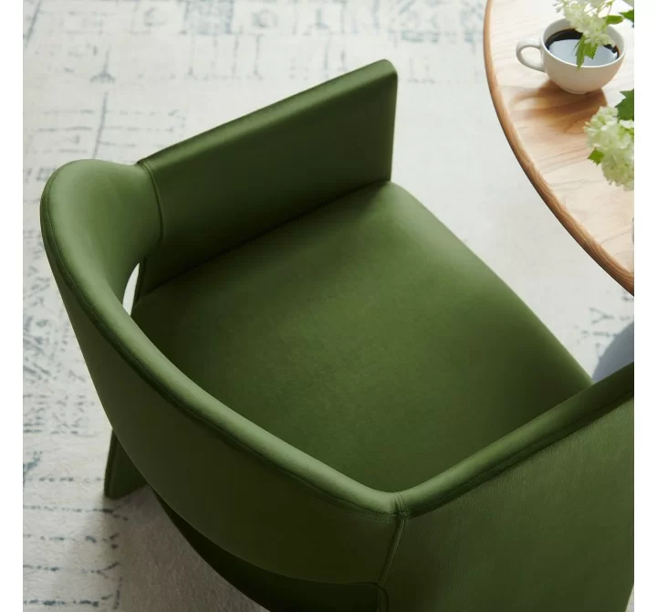 Modway Talia Performance Velvet Dining Armchair Green top