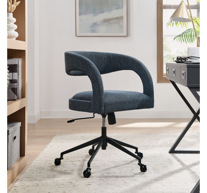 Modway Pinnacle Upholstered Office Chair Blue