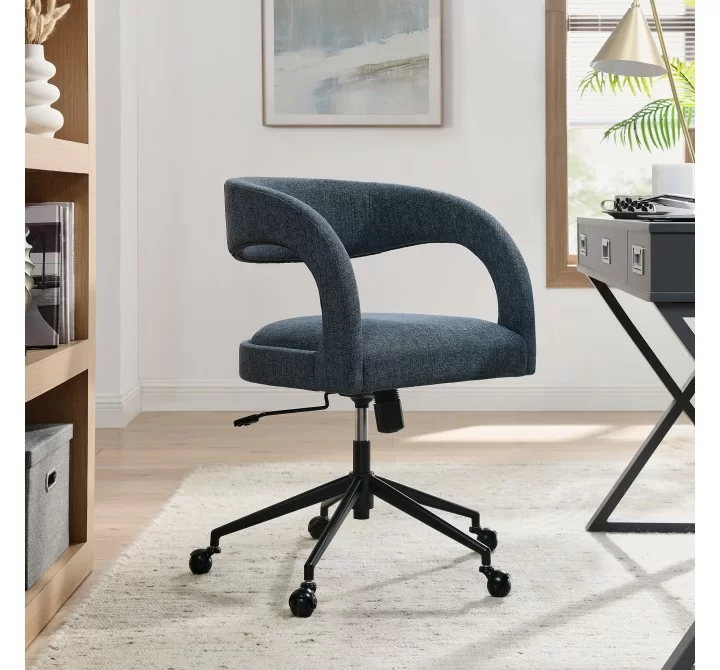 Modway Pinnacle Upholstered Office Chair Blue