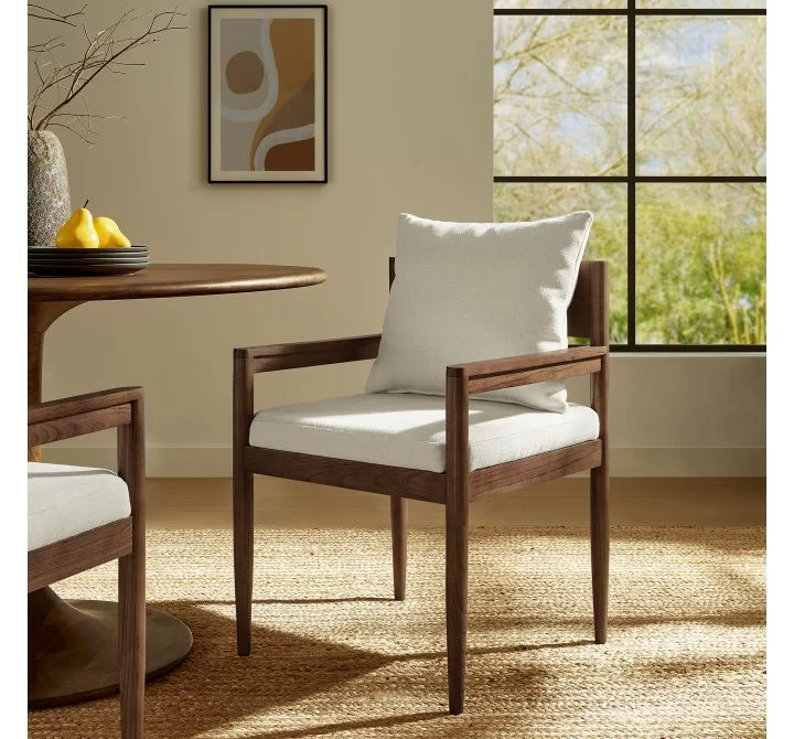 Modway Remington Wood Dining Armchair White