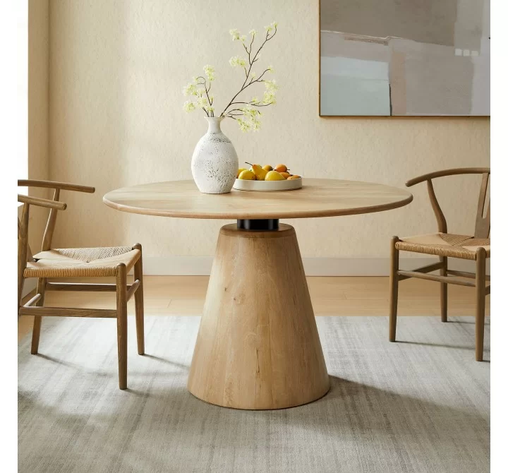 Modway Sabelle 47" Round Wood Dining Table