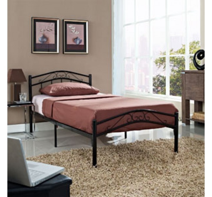 Modway Townhouse Bed Frame in Black