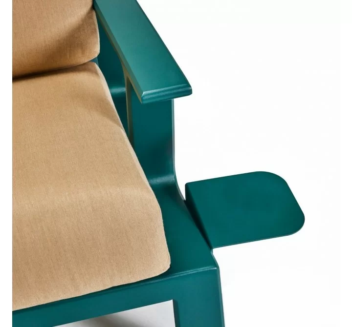 Woodard Elevation LHF Side Tray Table