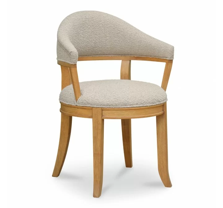 Moe's Home Collection Carlos Dining Chair in Taupe - Angled