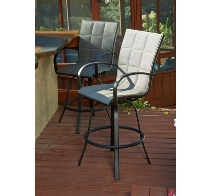 Outdoor Greatroom Company Empire Barstools - Set of 2 - Lifestyle