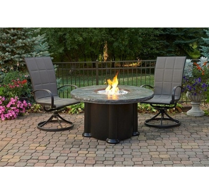 Outdoor Greatroom Company Empire Dining Chairs - Set of 2 - Lifestyle