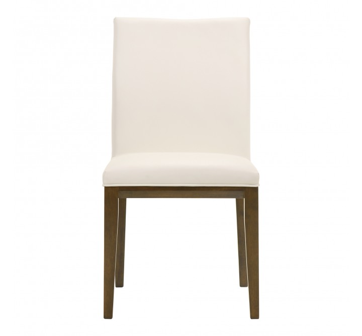 Moe's Home Collection Frankie Dining Chair in White - Set of Two - Front Angle
