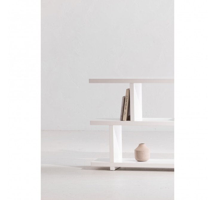 Moe's Home Collection Miri Shelf Small - White - Lifestyle