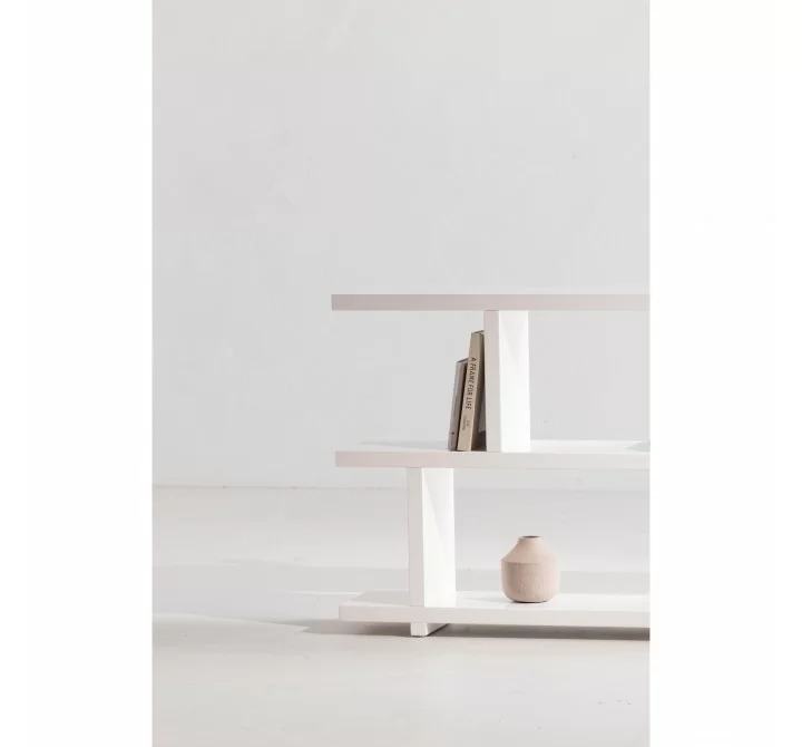 Moe's Home Collection Miri Shelf Small - White - Lifestyle