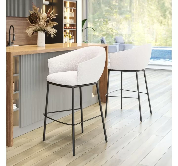 Essen Barstool in Ivory- Lifestyle 1
