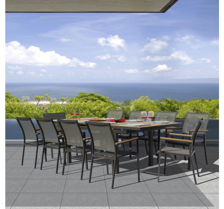 Bellini Home and Garden Essence 11pc Dining Set - Lifestyle