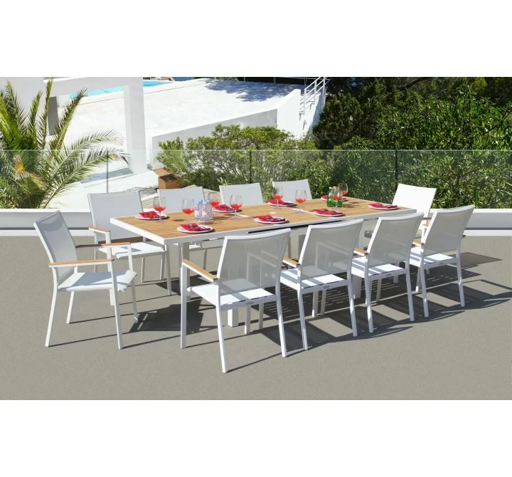 Bellini Home and Garden Essence 11 pc Dining Set - Lifestyle