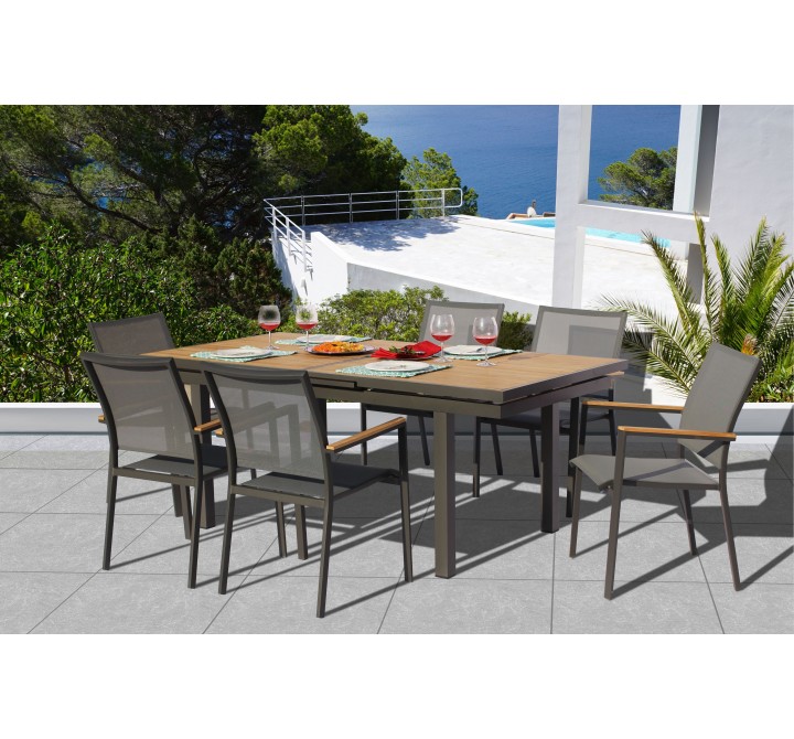 Bellini Home and Garden Essence 7 Pc Dining Set - Lifestyle